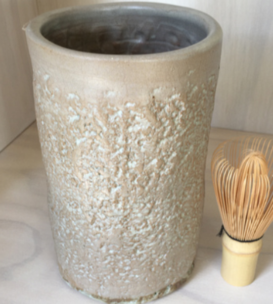 Large stoneware arrangement vase